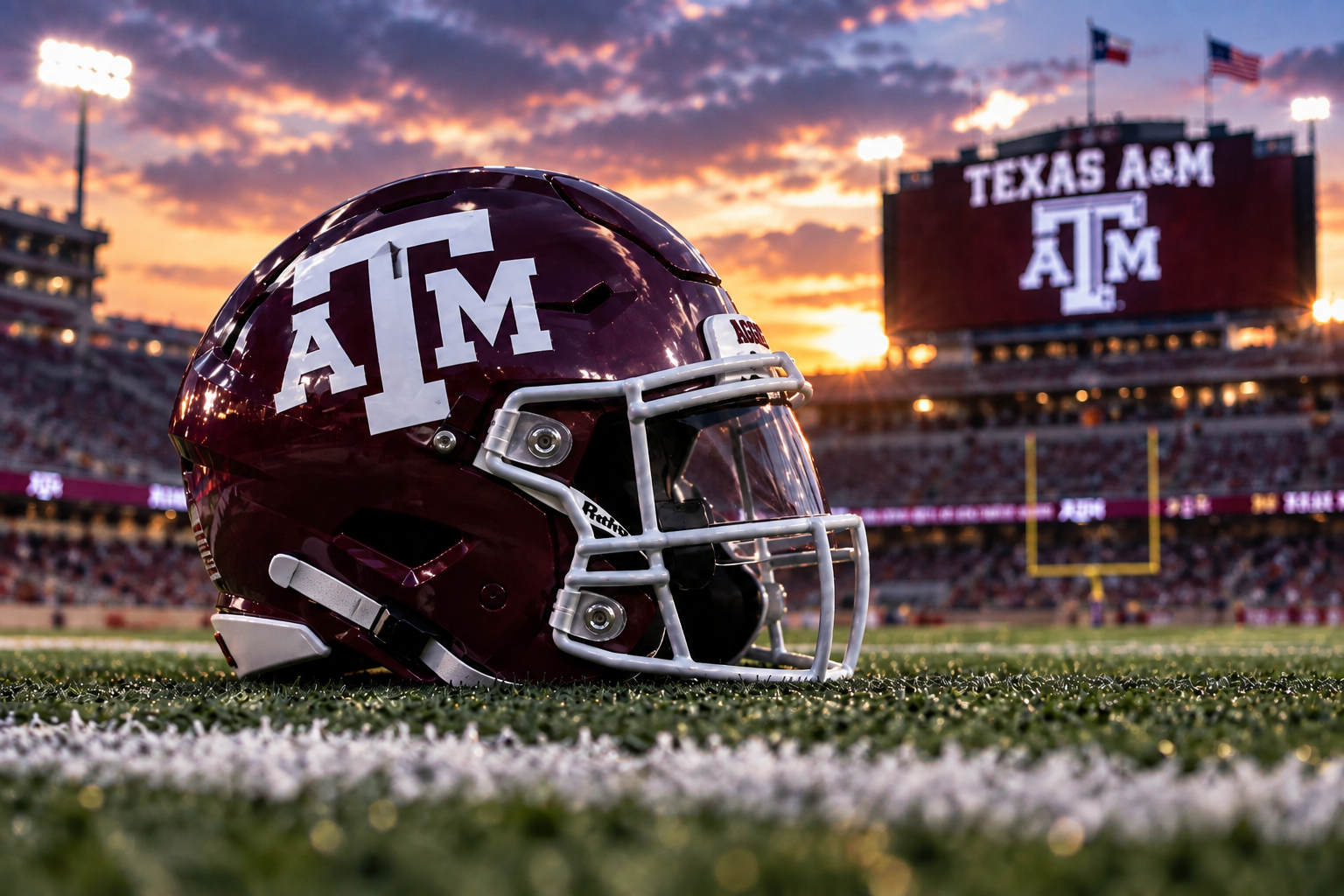 Texas A&M Aggies football helmet
