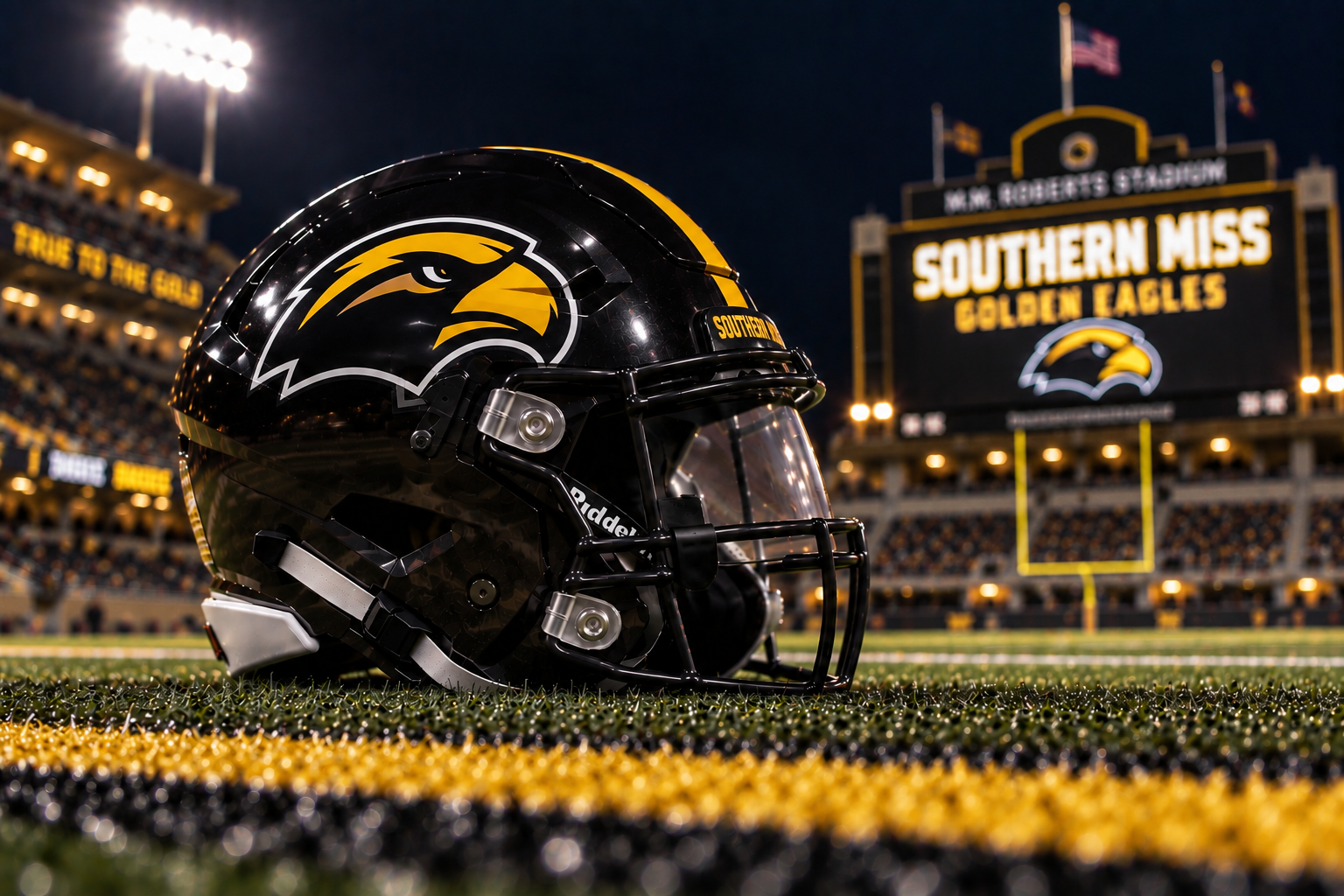 Southern Miss football helmet