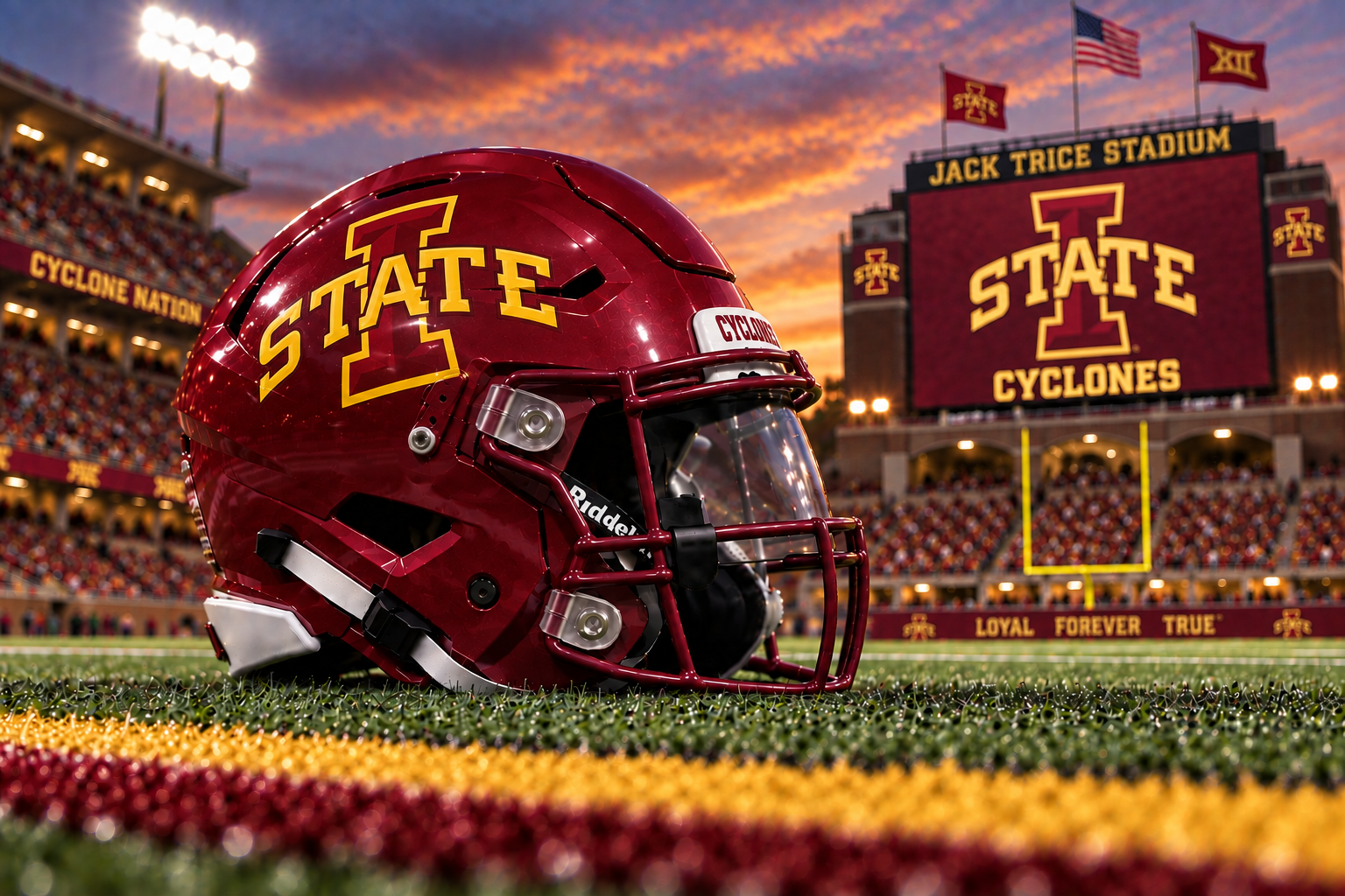 Iowa State Cyclones football helmet