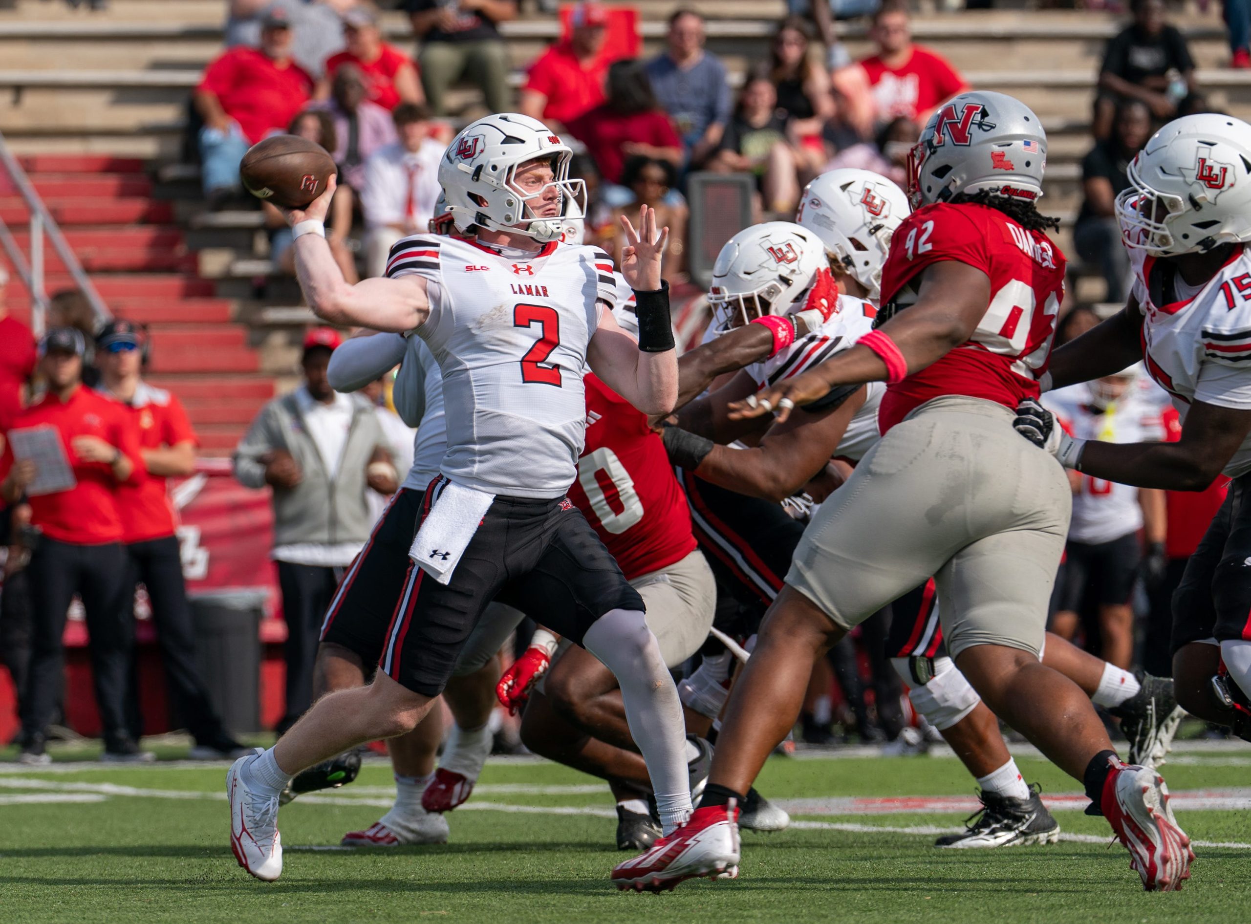 Lamar Defeats Nicholls, 49-18, in Southland Conference Opener