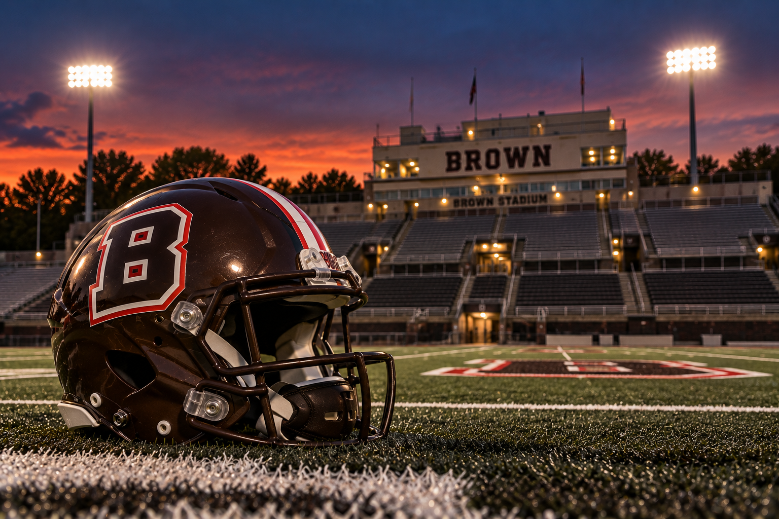 Brown Bears football helmet
