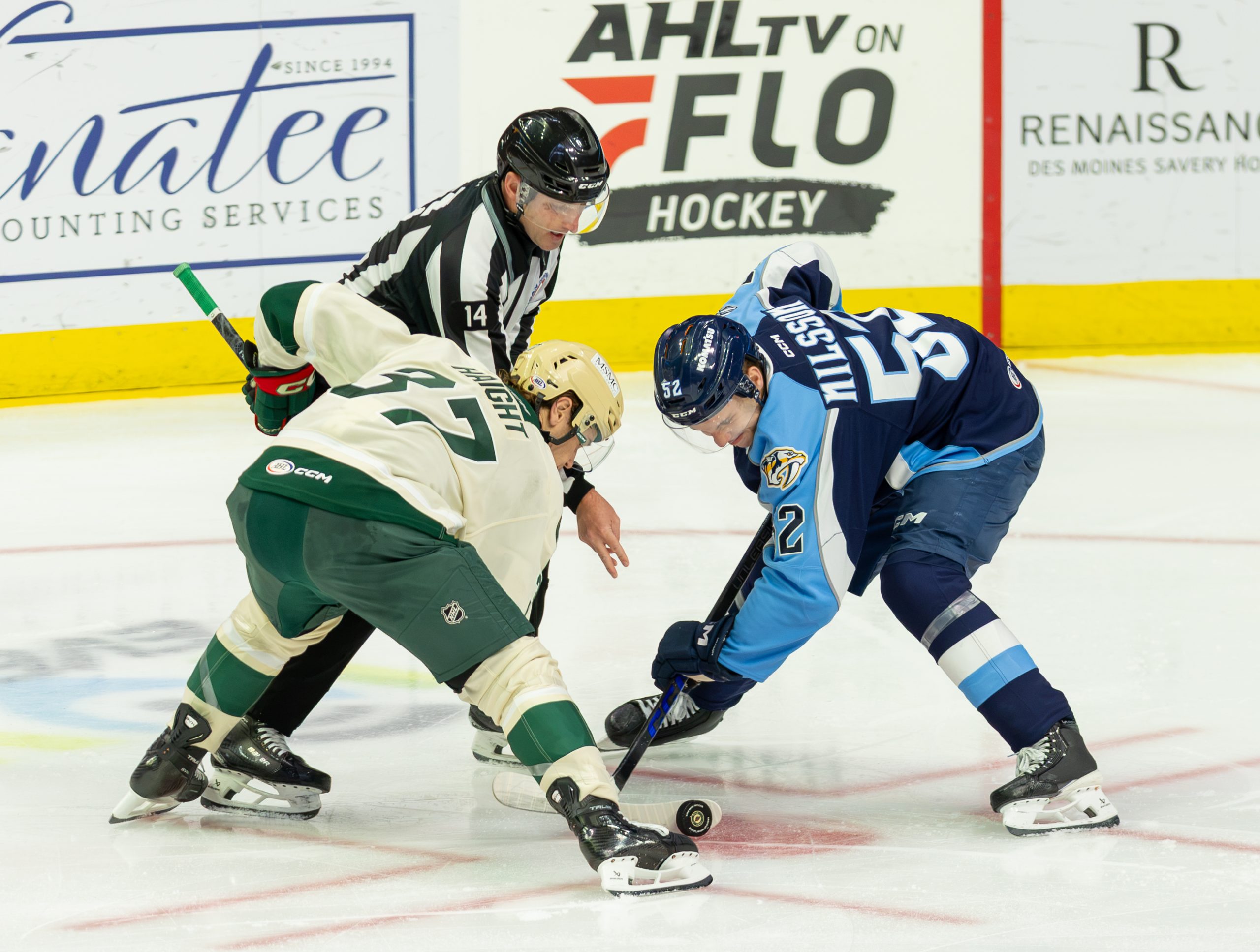 Iowa Wild Rally Falls Short in 3-2 Loss to Milwaukee Admirals